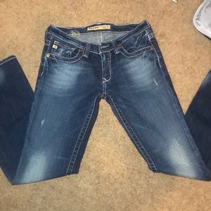 Big star jeans bootcut, dark wash, size 28R